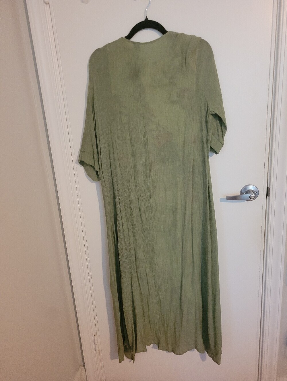 SHEIN Green & Cream Floral Print Women’s Top - Picture 5 of 6